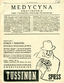 Medycyna 1938 R. 12 nr 22