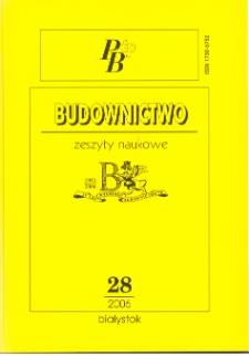 Zeszyty Naukowe Politechniki Białostockiej. Budownictwo. Z. 28, T. 2