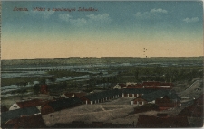 Łomża. Widok z kamiennych schodk&oacute;w