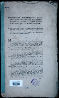 Nayjasnieyszy Napotęznieyszy Wielki Monarcho Imperatorze Alexandrze Pierwszy Pawłowiczu Samowładnący całą Rossyą Panie Naymiłosciwszy : przynosi proźbę explikacyyną x. Romuald Fiałkowski [...]