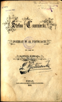 Stefan Czarniecki : poemat w 12 pieśniach