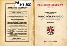 Śmierć Żółkiewskiego : noc z 6 na 7 października 1620 roku