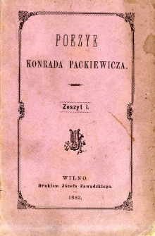Poezye Konrada Packiewicza