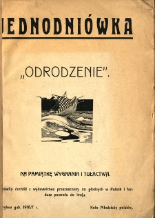 Jednodni&oacute;wka "Odrodzenie"