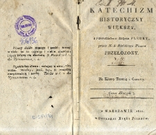 Katechizm historyczny większy na klassę trzecią i czwartą z fr. Fleury przez Bielskiego przeł.
