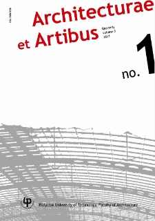 Architecturae et Artibus. Vol.3, no.1