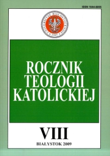 Rocznik Teologii Katolickiej 2009, R. 8