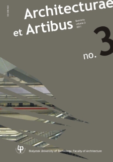 Architecturae et Artibus. Vol.3, no.3