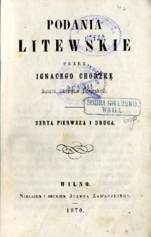 Podania litewskie. Serya 1 i 2