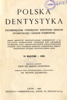 Polska Dentystyka 1928 R.6 nr 2