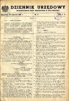 Dziennik Urzędowy Wojewódzkiej Rady Narodowej w Białymstoku. 1951, nr 8
