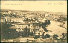 Wilna - Blick auf die Wilija. Wilno - Widok na Wilje