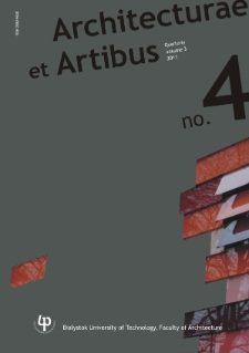 Architecturae et Artibus. Vol.3, no.4