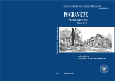 Pogranicze : studia społeczne. T. 13