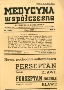 Medycyna Współczesna 1939 R.5 nr 7
