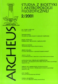 Archeus : studia z bioetyki i antropologii filozoficznej. T. 2