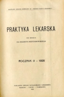Praktyka Lekarska 1928 R.2