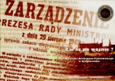 Zaraz po wojnie : wystawa Archiwum Państwowego w Białymstoku.