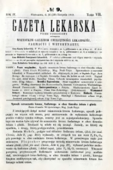 Gazeta Lekarska 1869 R.4, t.7, nr 9