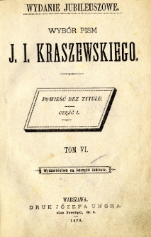 Powieść bez tytułu. Cz. 1