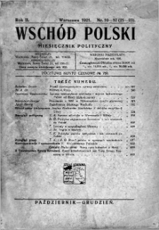 Wsch&oacute;d Polski : dwutygodnik polityczny R. 2 nr 10-12