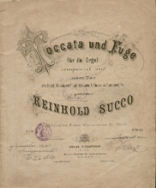 Toccata und Fuge : für die Orgel : Op.6