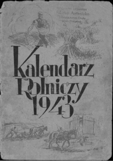 Kalendarz Rolniczy 1943