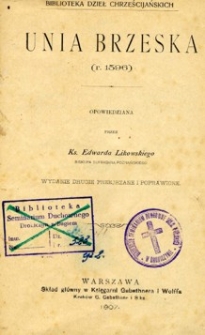 Unia brzeska : (r. 1596)
