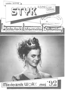 Styk : białostocki informator kulturalny 1992, nr 3