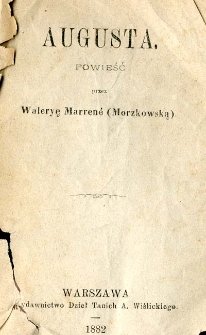 Augusta : powieść