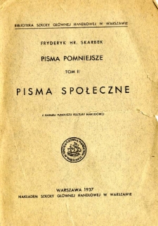 Pisma społeczne