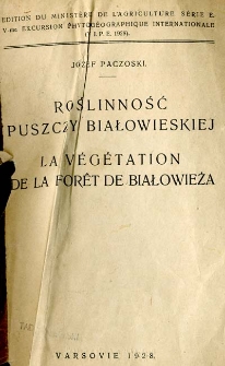 Roślinność Puszczy Białowieskiej