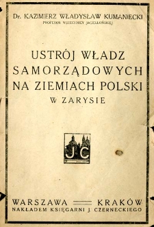 Ustrój władz samorządowych na ziemiach Polski w zarysie