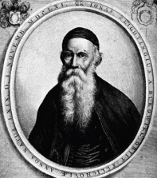 Jonasz Szlichting, rycina z Biblioteki Pawlikowskich we Lwowie. Ilustracja do książki. [Dokument ikonograficzny]