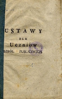 Ustawy dla uczniów szkół publicznych