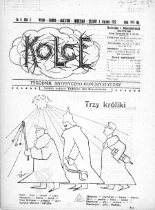 Kolce : tygodnik satyryczno-humorystyczny : Wilno, Grodno, Białystok, Warszawa, Krak&oacute;w 1922, nr 6