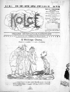 Kolce : tygodnik satyryczno-humorystyczny : Wilno, Grodno, Białystok, Warszawa, Krak&oacute;w 1922, nr 9