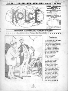 Kolce : tygodnik satyryczno-humorystyczny : Wilno, Grodno, Białystok, Warszawa, Krak&oacute;w 1922, nr 10