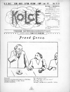 Kolce : tygodnik satyryczno-humorystyczny : Wilno, Grodno, Białystok, Warszawa, Krak&oacute;w 1922, nr 12