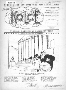 Kolce : tygodnik satyryczno-humorystyczny : Wilno, Grodno, Białystok, Warszawa, Krak&oacute;w 1924, nr 1