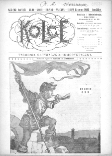 Kolce : tygodnik satyryczno-humorystyczny : Wilno, Grodno, Białystok, Warszawa, Krak&oacute;w 1924, nr 3