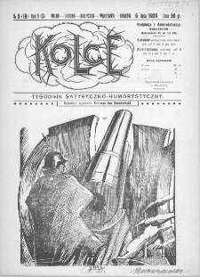Kolce : tygodnik satyryczno-humorystyczny : Wilno, Grodno, Białystok, Warszawa, Krak&oacute;w 1924, nr 5