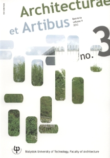 Architecturae et Artibus. Vol.4, no.3