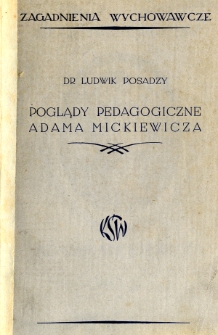 Poglądy pedagogiczne Adama Mickiewicza