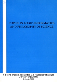 Topics in logic, informatics and philosophy of science