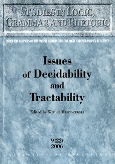 Issues of decidability and tractability