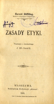 Zasady etyki