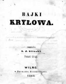 Bajki Kryłowa. Poczet 2