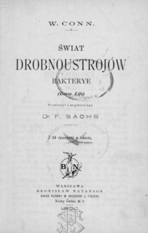 Świat drobnoustroj&oacute;w : bakterye (Germ Life)