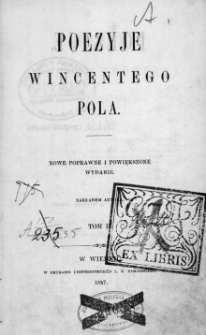 Poezyje Wincentego Pola. T. 2, Mohort rapsod rycérski z podania